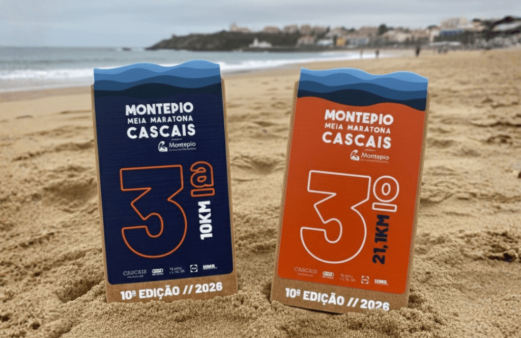 Showcase: troféus da Montepio Meia Maratona de Cascais 2026